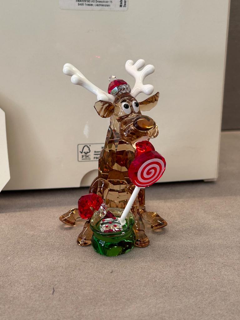 Swarovski Holiday Cheers Rendier Dulcis, Enlèvement ou Envoi, Neuf, Figurine