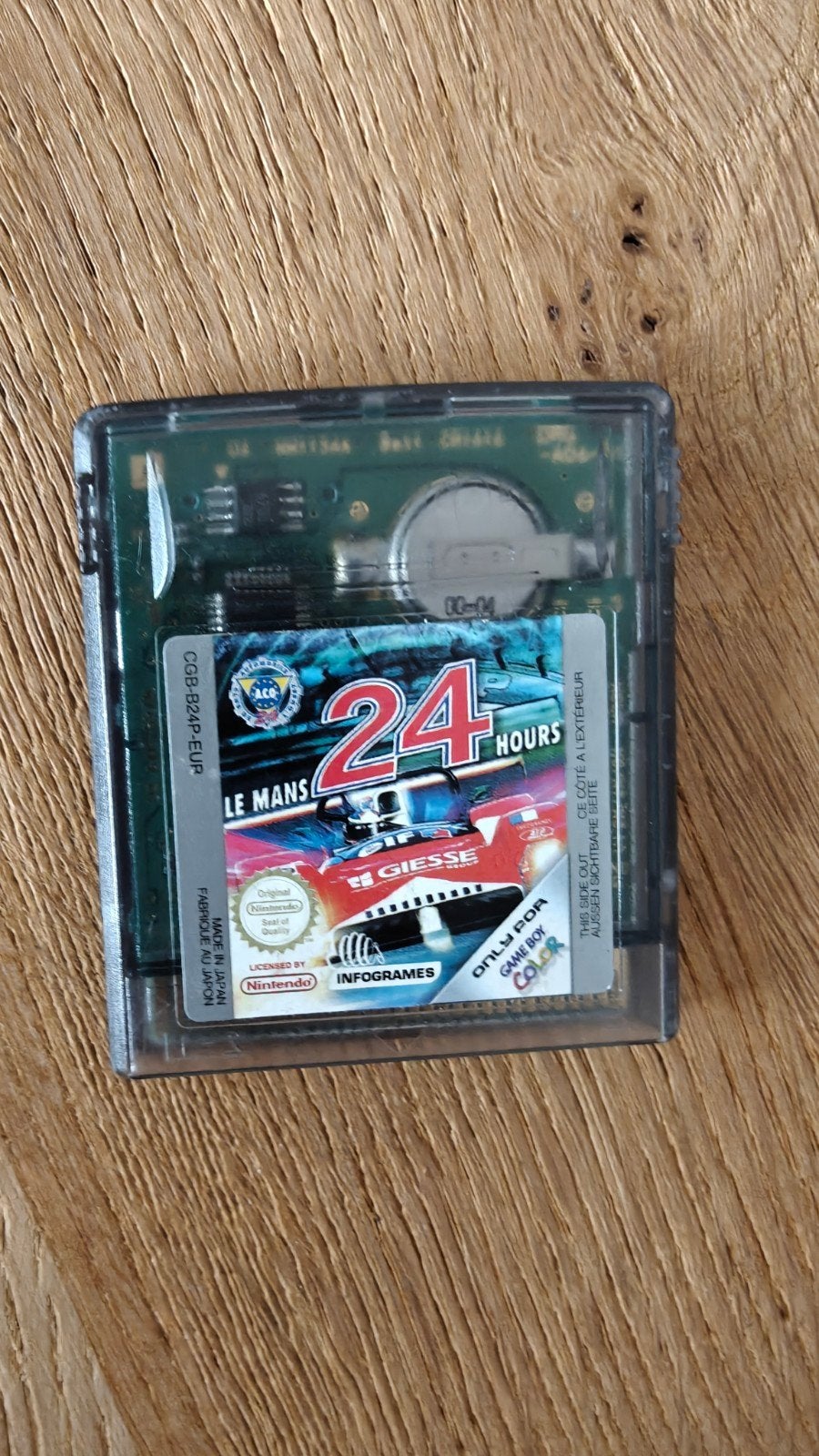 LE MANS 24 -Nintendo GameBoy, Enlèvement
