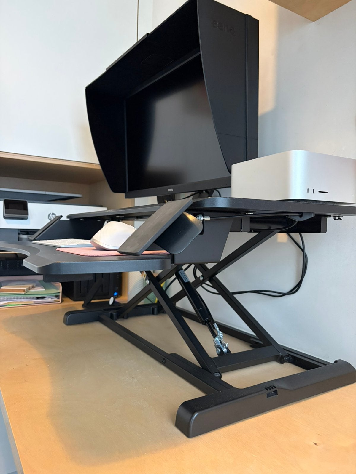 Fellowes Corsivo zit-sta werkstation / standing desk, Enlèvement, Comme neuf