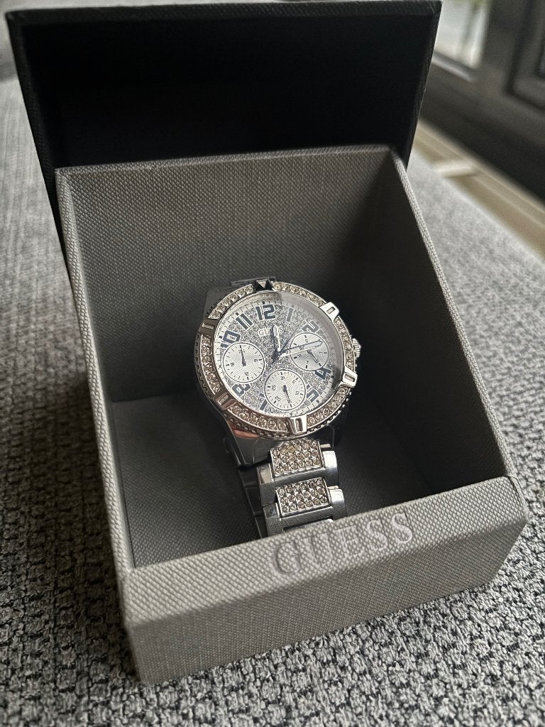 Horloge guess, Handtassen en Accessoires, Ophalen, Staal, Staal, Guess