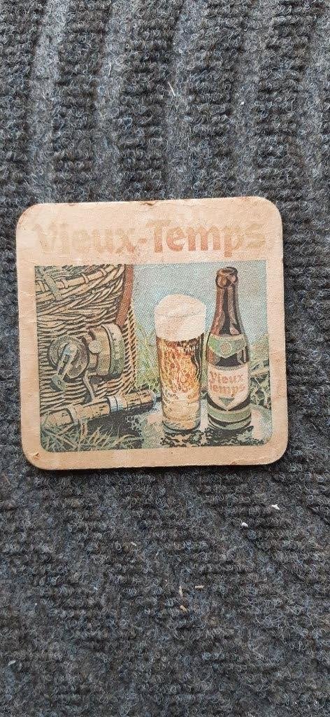 BierMerk - Vieux-Temps, tapis à bière, Collections, Marques de bière, Enlèvement ou Envoi, Sous-bock