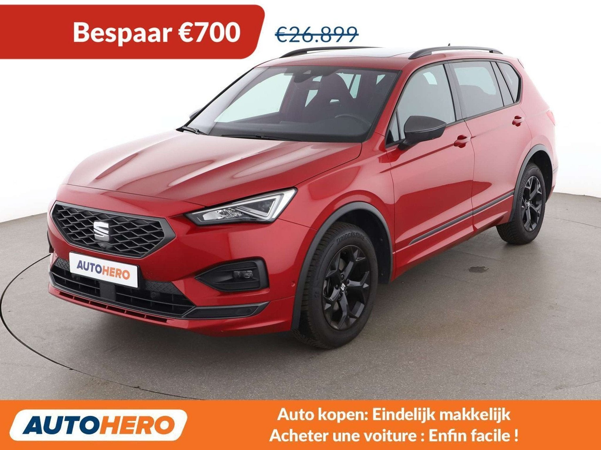 SEAT Tarraco 1.5 TSI ACT FR (année de construction 2023), Autos, Rouge, Achat, https://public.car-pass.be/vhr/50e552a7-33d1-4e37-80ec-b031ea1f989b
