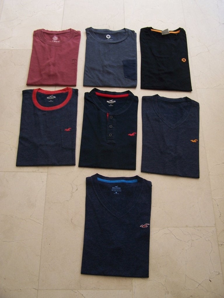 T-shirts korte mouwen - maat S - Hollister, Jack & Jones, Hollister, Jack & Jones, Blauw, Ophalen of Verzenden, Zo goed als nieuw