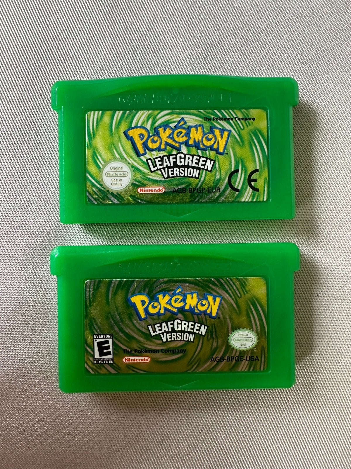2x Pokemon Leaf Green Version (EU + USA), Games en Spelcomputers, Games | Nintendo Game Boy, Ophalen, Zo goed als nieuw