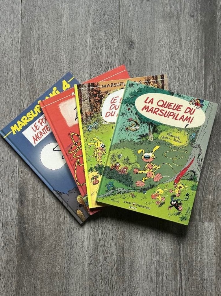 4 BDs MARSUPILAMI éditions O de 1987 à 1989 - nickel - 25€, Neuf, Plusieurs BD, Enlèvement ou Envoi, Franquin