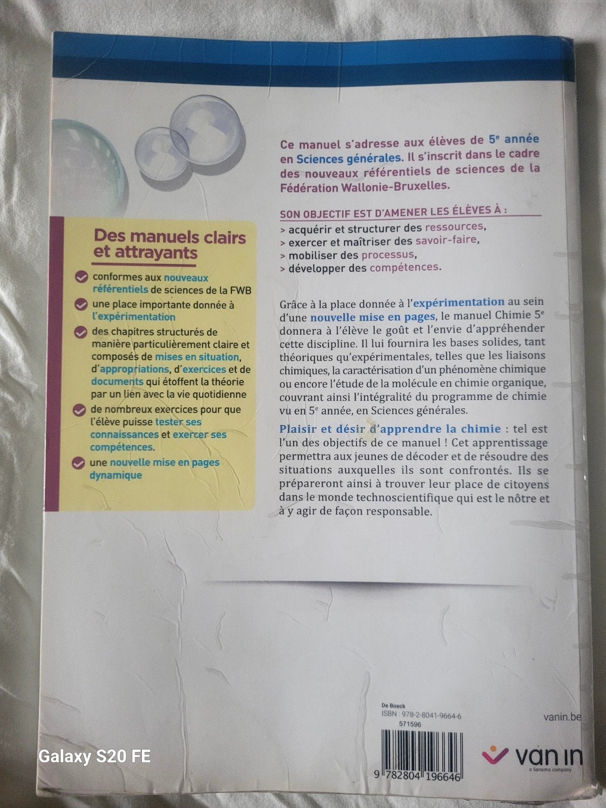 Chimie 5ème, Diversen, Schoolbenodigdheden