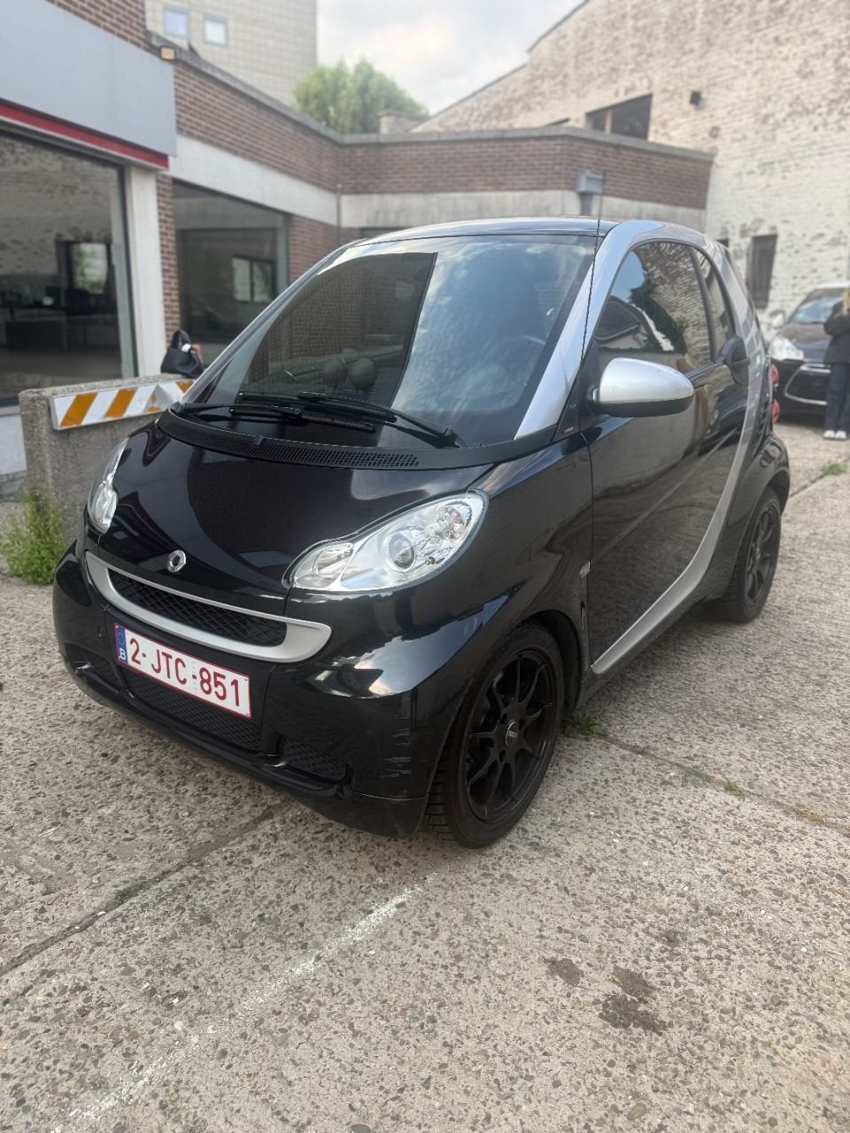 Smart Fortwo Mhd 1.0 52kw (bj 2012, automaat), Euro 5, Gebruikt, Bedrijf, Grijs