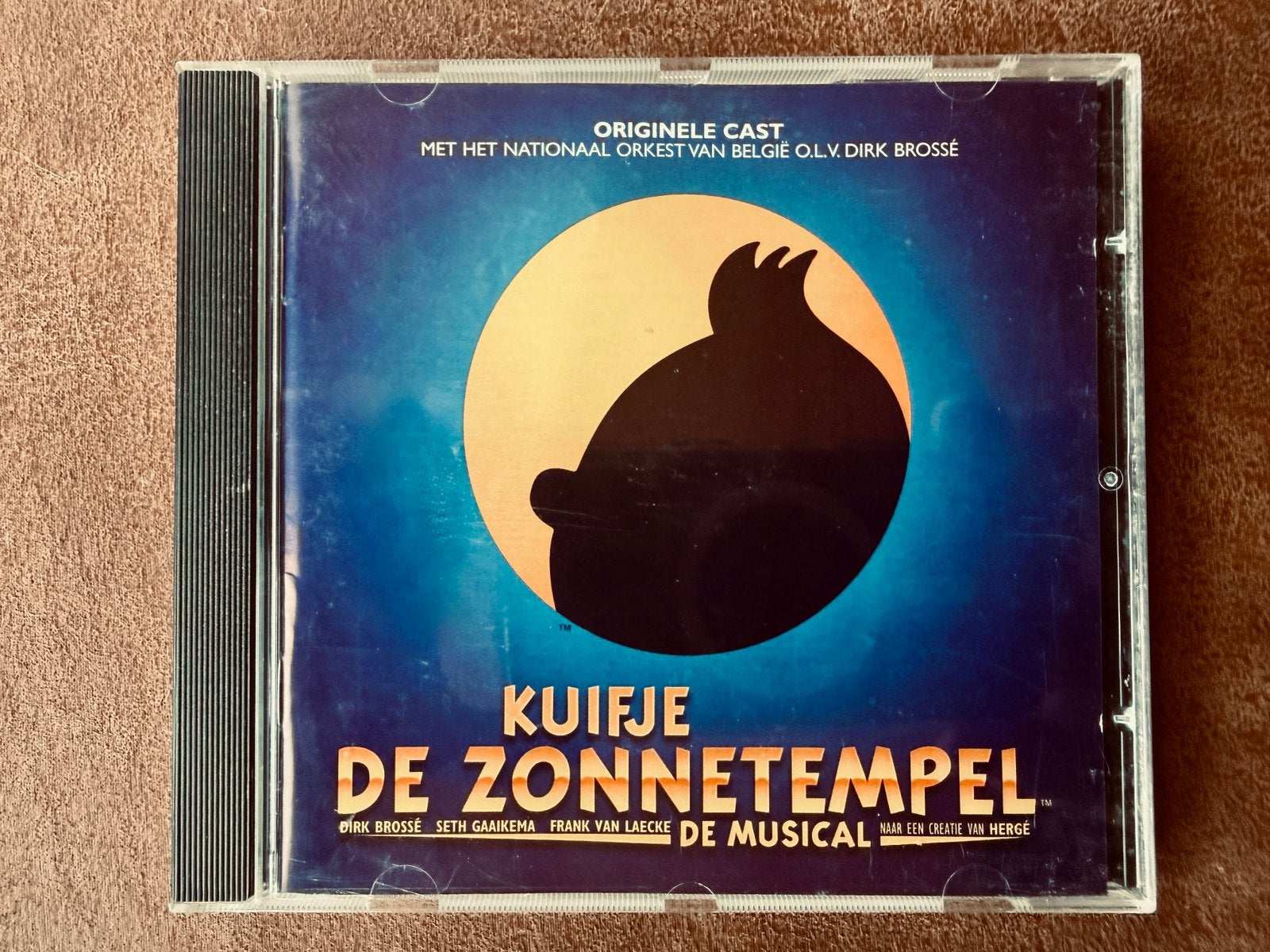 Kuifje De Zonnetempel De Musical - Vlaams Castalbum 2001- cd, Ophalen of Verzenden, Gebruikt