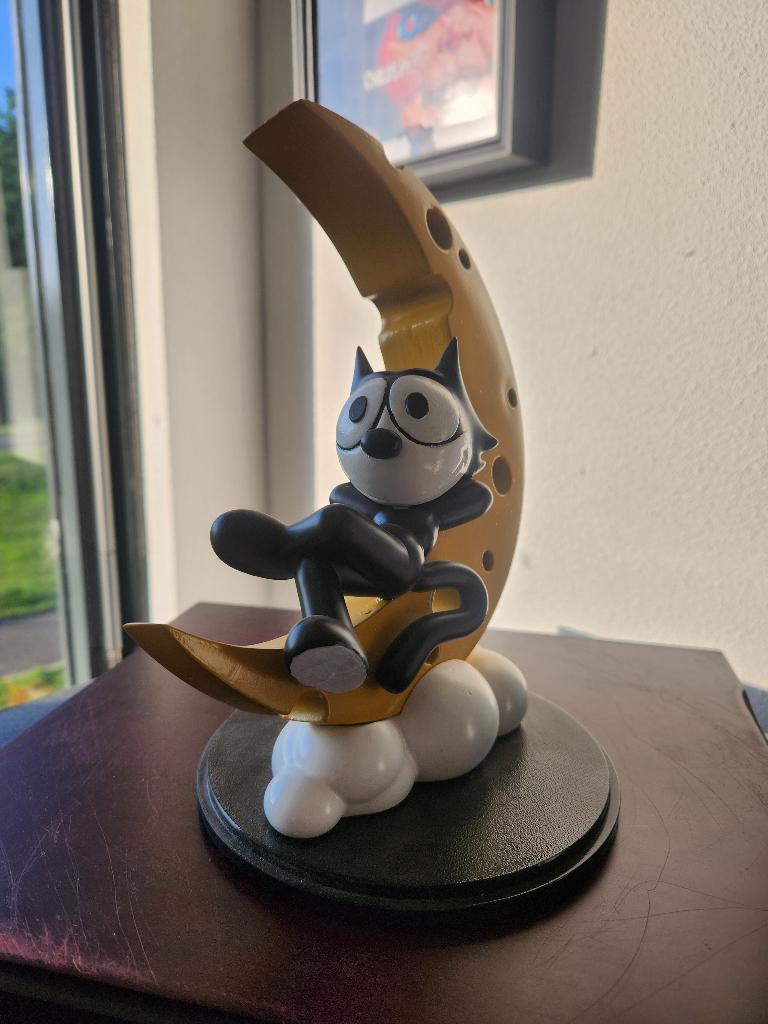 Felix the Cat Chilling op de Maan Limited Editie Beeld, Enlèvement, Autres personnages, Comme neuf, Statue ou Figurine