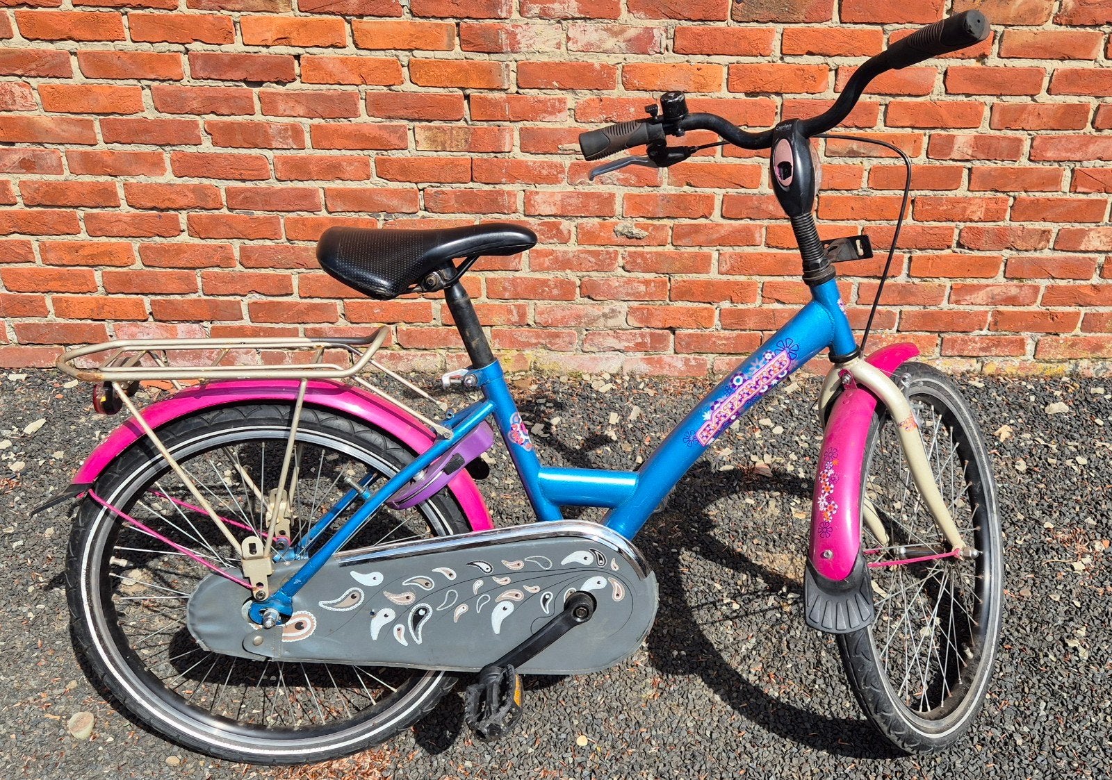 Kinderfiets, Ophalen, 22 inch, Gebruikt, Velgrem