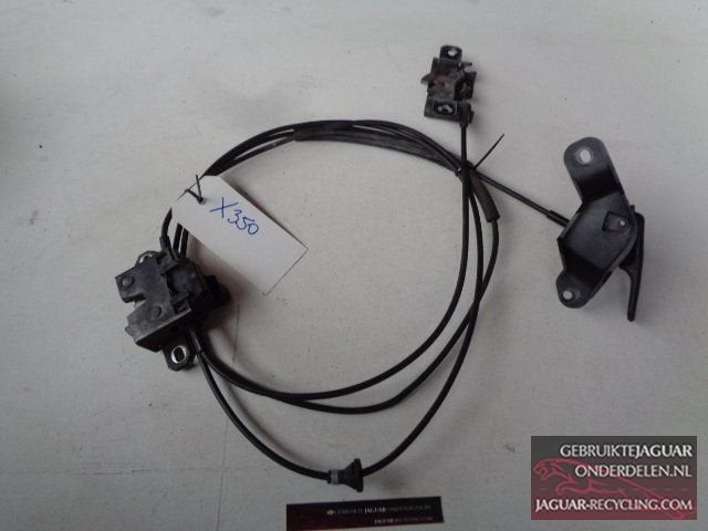 Motorkap hendel + Kabel + slotjes Jaguar X350, Auto-onderdelen, Gebruikt, -, Ophalen of Verzenden, Jaguar