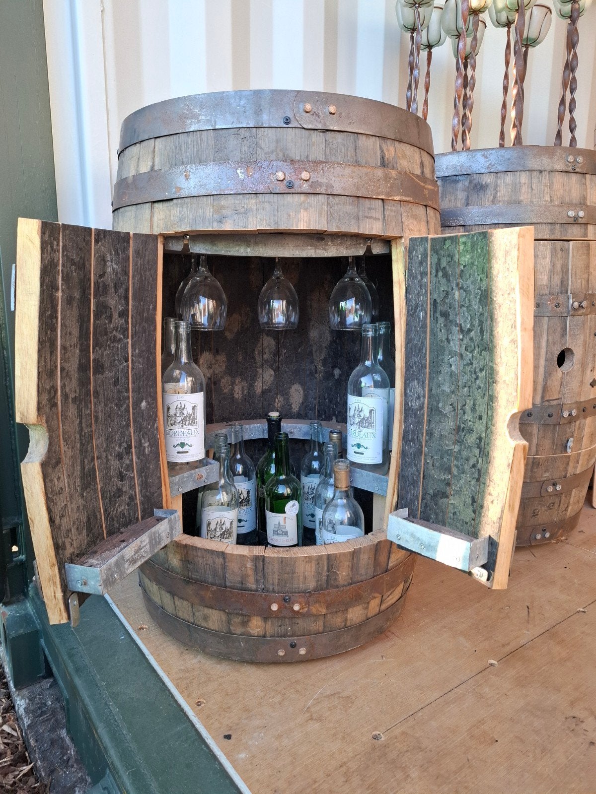 Bar à whisky fabriqué à partir d'un fût de whisky original !, Enlèvement