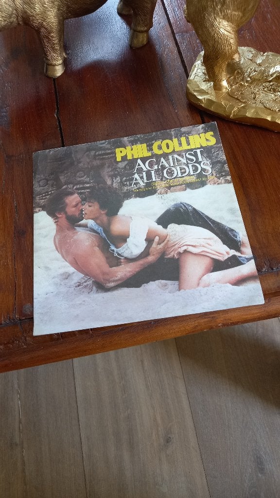 vinyl (45T) phil collins "against all odds", Cd's en Dvd's, Ophalen, Zo goed als nieuw, Pop