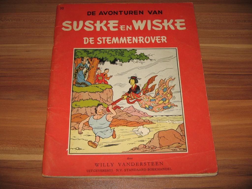 Suske en Wiske nr 30: De stemmenrover 1 DRUK, Boeken, Stripverhalen, Eén stripboek, Ophalen of Verzenden, Willy Vandersteen