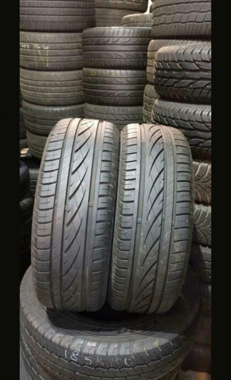 18555r15 185 55 r15 185/55/r15 continental avec montage, Ophalen of Verzenden