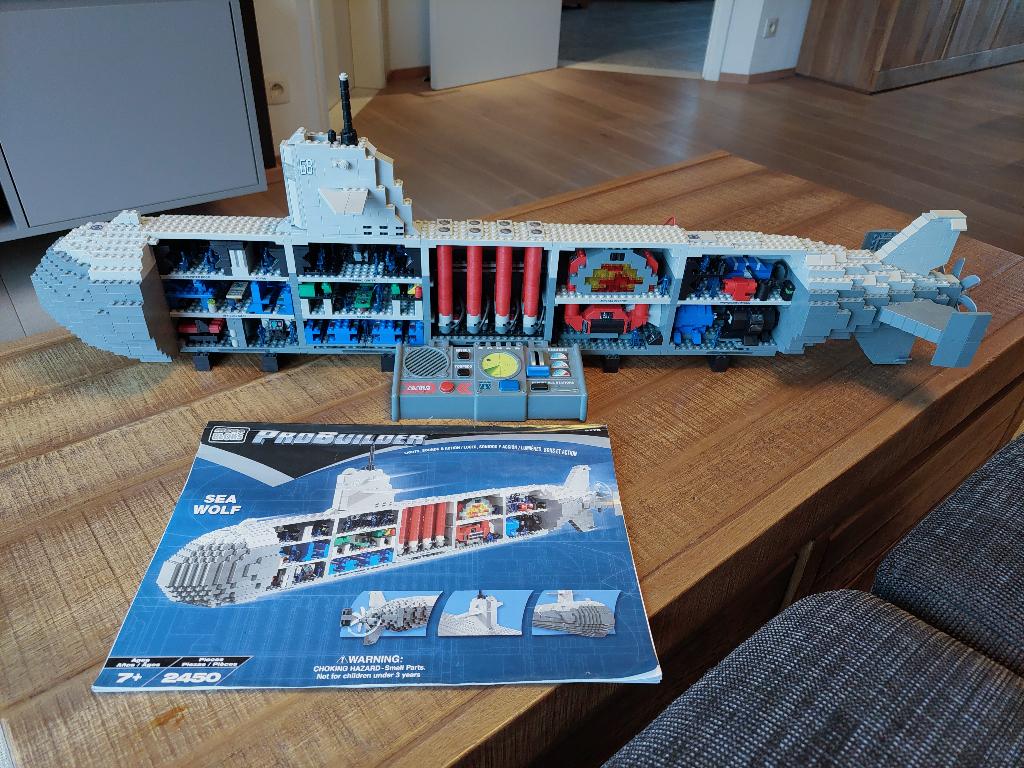 Mega Bloks ProBuilder Sea Wolf (9775) - Lichten & Geluid, Ophalen, Gebruikt, Megabloks