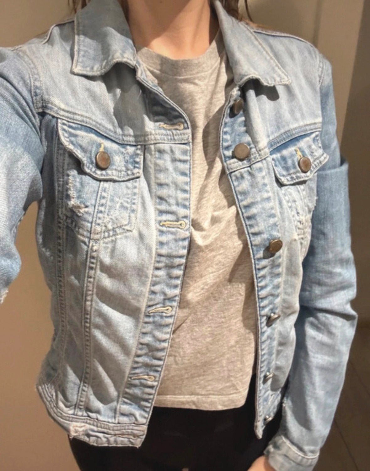 Jeansvest van Zara, Kleding | Dames, Jassen | Zomer, Ophalen of Verzenden, Zo goed als nieuw, Maat 36 (S), Blauw