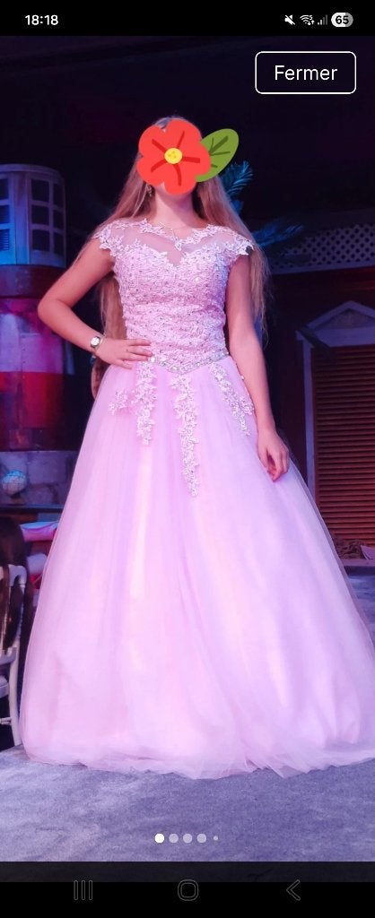 Robe de bal, Taille 38/40 (M), Enlèvement ou Envoi, Sans marque, Rose