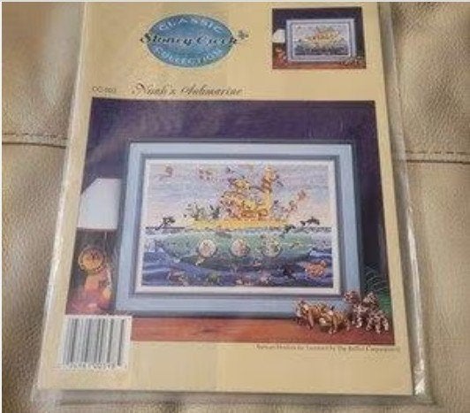 Motif « Stoney Creek » : « Le sous-marin de Noé » cc03, Enlèvement ou Envoi, Comme neuf, Broderies à la main, Patron