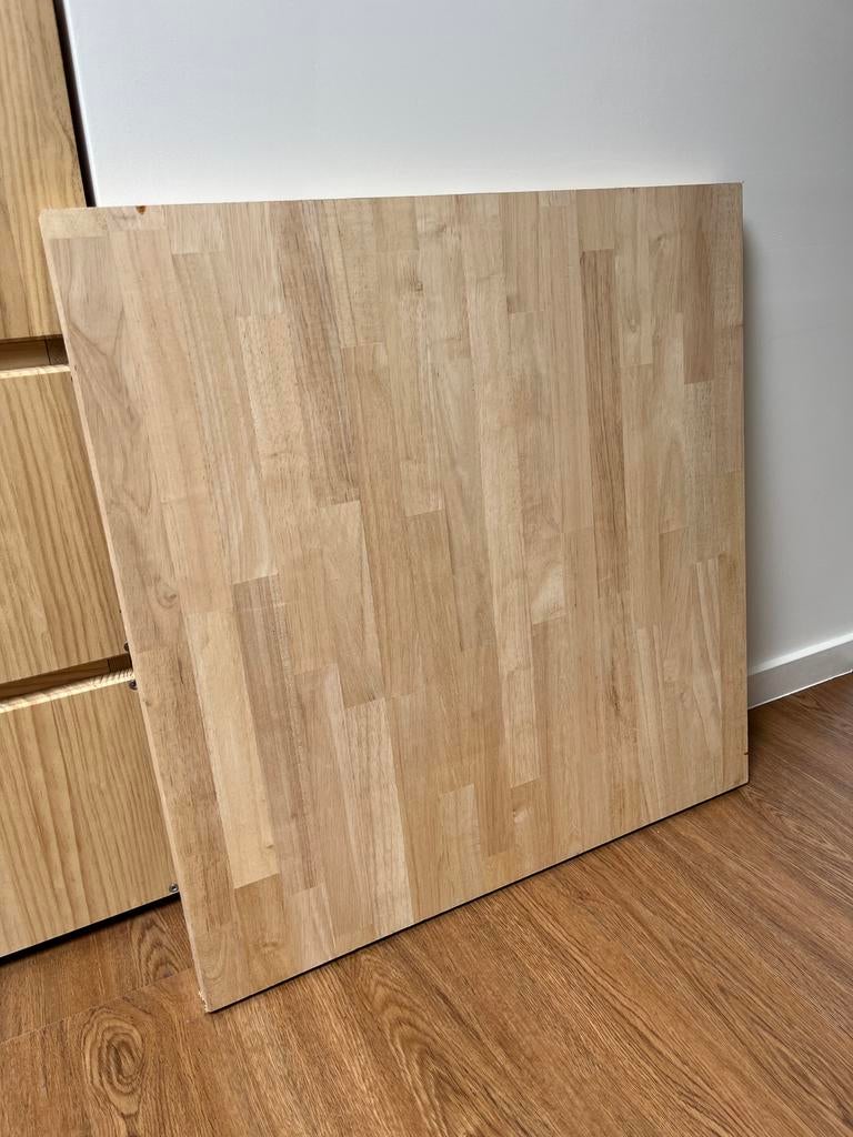 Rubberwood 65x66x4cm, Ophalen, Zo goed als nieuw