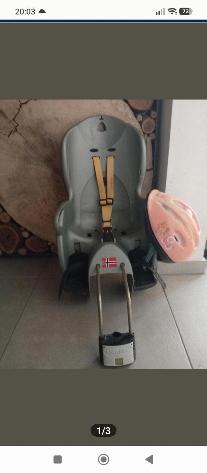 Siège enfant hamax pour vélo, Vélos & Vélomoteurs, Accessoires vélo | Sièges de vélo