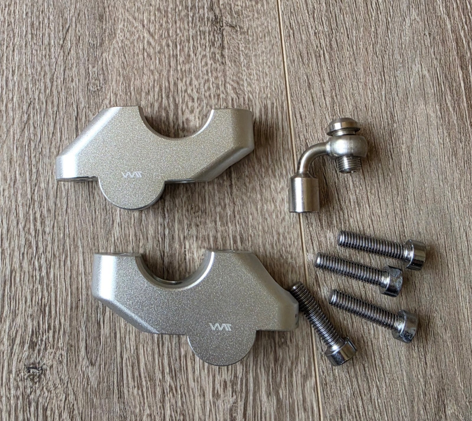 Bmw s1000xr handlebar riser hornig + adapter, Motoren, Ophalen, Gebruikt