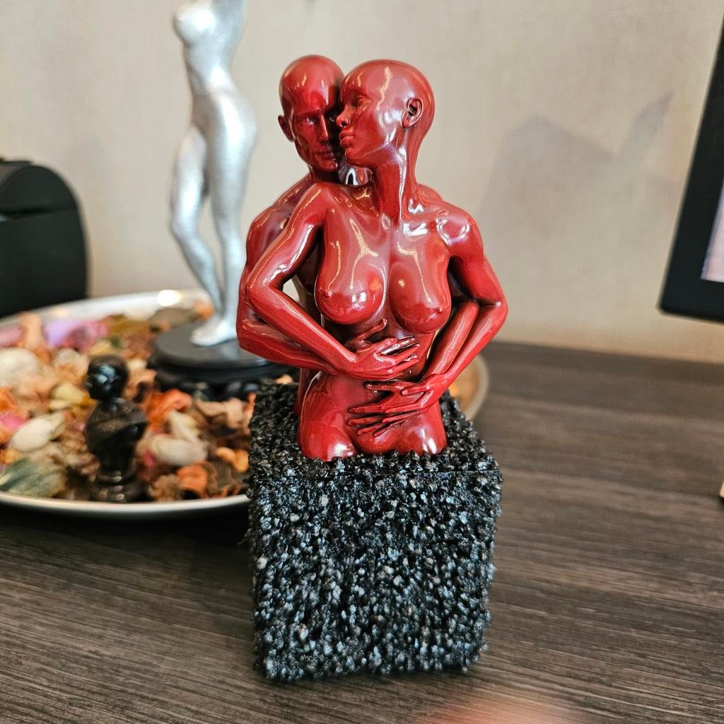 Figurine de couple romantique, Maison & Meubles, Accessoires pour la Maison | Statues de Bouddha, Enlèvement ou Envoi