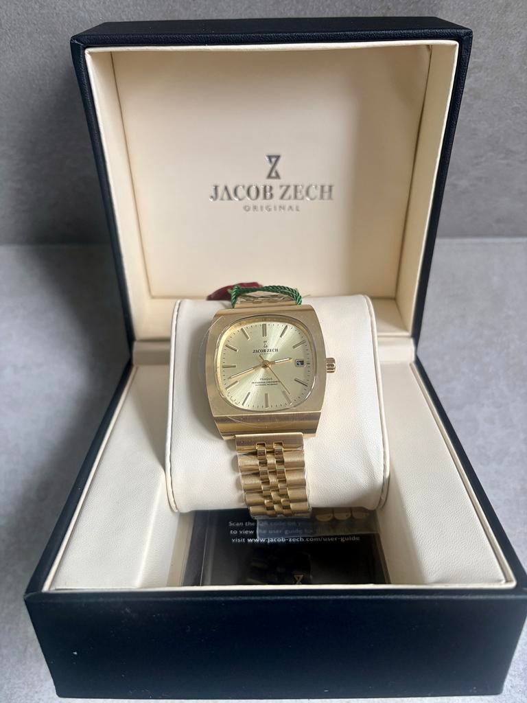 Montre automatique homme Jacob Zech neuve, Handtassen en Accessoires, Horloges | Heren, Overige merken, Staal, Staal, Polshorloge