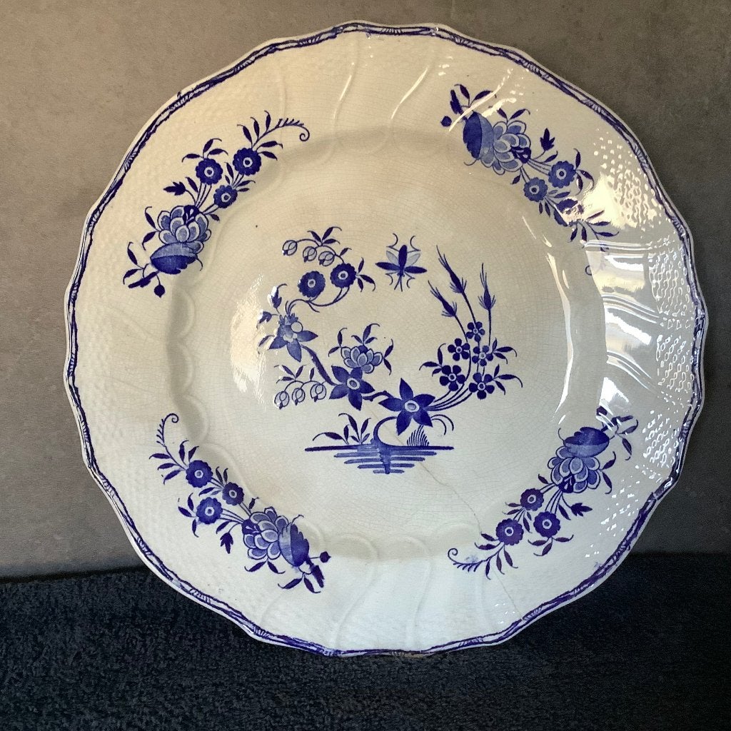 Oud bord Boch Frères, Antiek en Kunst, Ophalen
