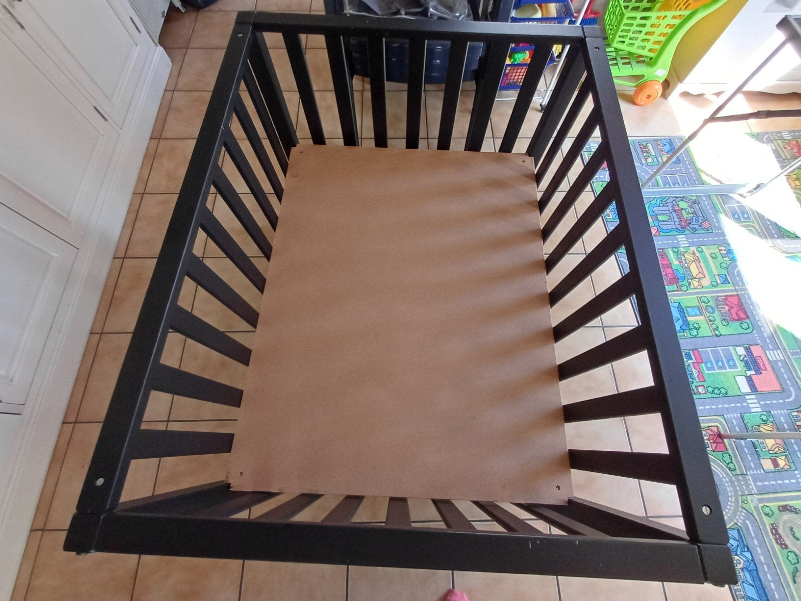baby park, Ophalen, Zo goed als nieuw, Rechthoekig, In hoogte verstelbaar
