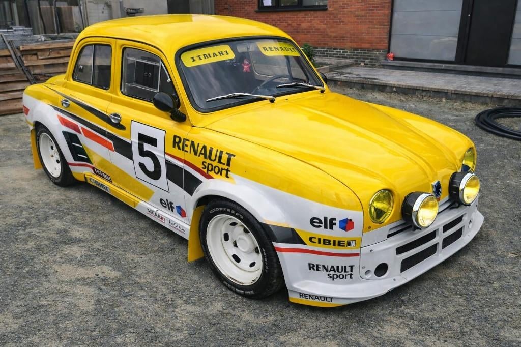 Renault Dauphine (Gordini look) 1965 – Projectwagen, Auto's, Renault, Particulier, Overige modellen, Benzine, 5 deurs, Geel