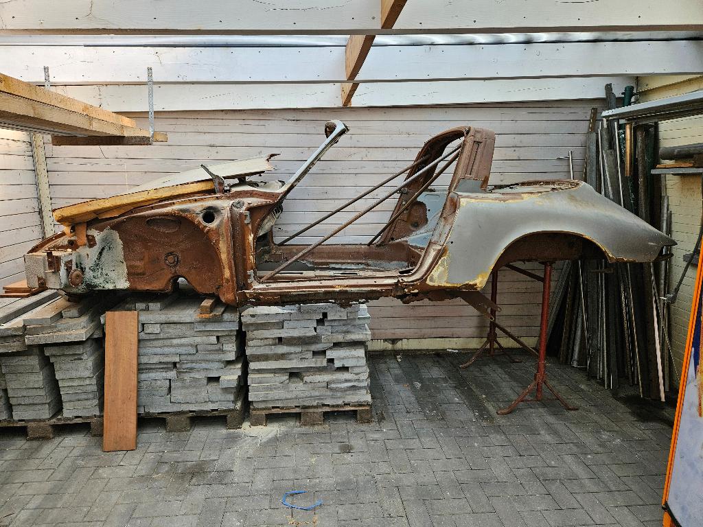 Porsche 911 targa enkel body 1969, Ophalen