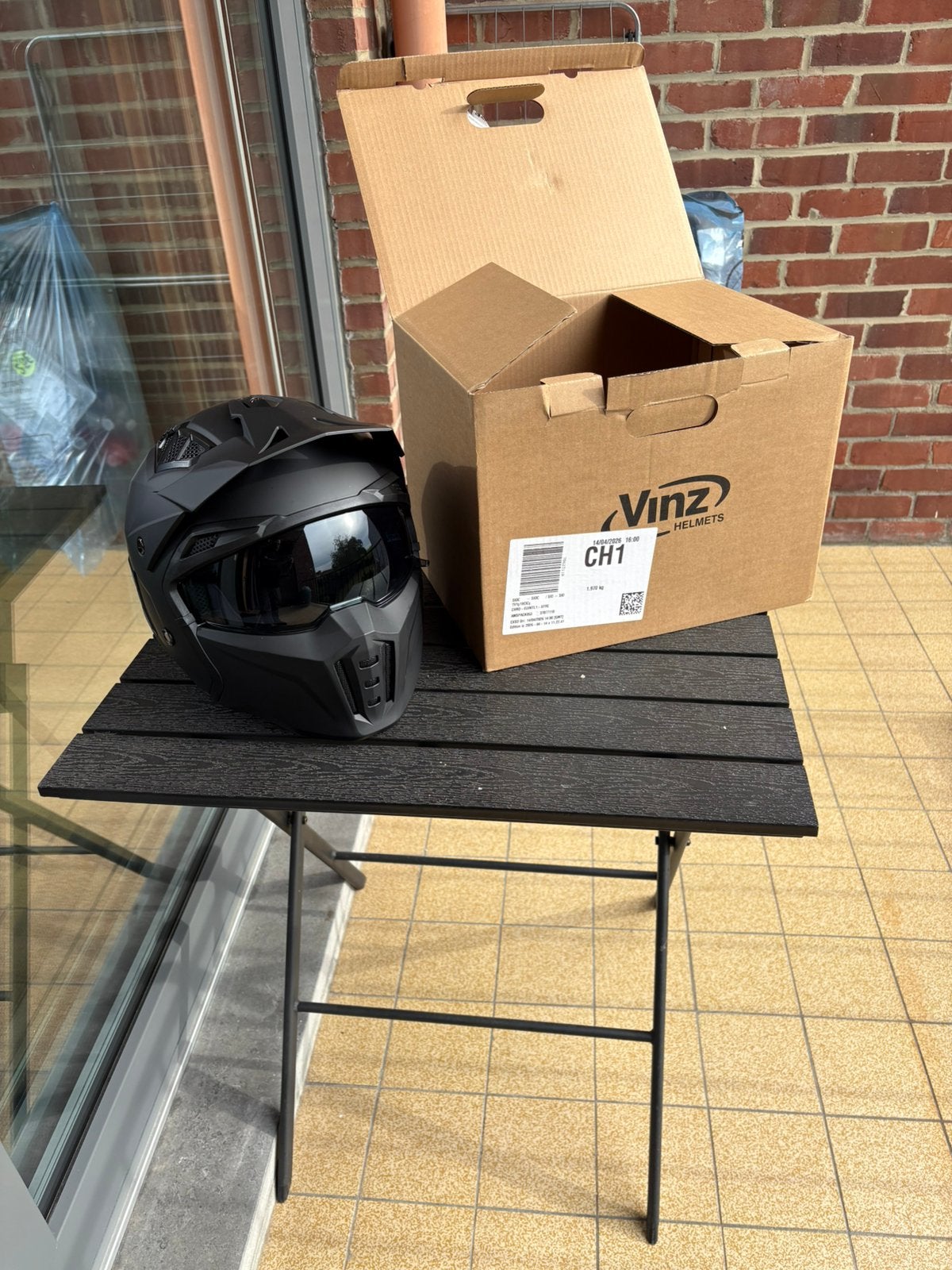 Casque moto neuf, Vélos & Vélomoteurs, Enlèvement ou Envoi, Comme neuf