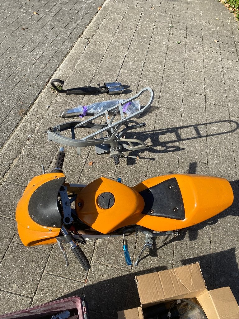 Vélo de poche, Vélos & Vélomoteurs, Enlèvement, Utilisé, Pit Bike, Frein à disque