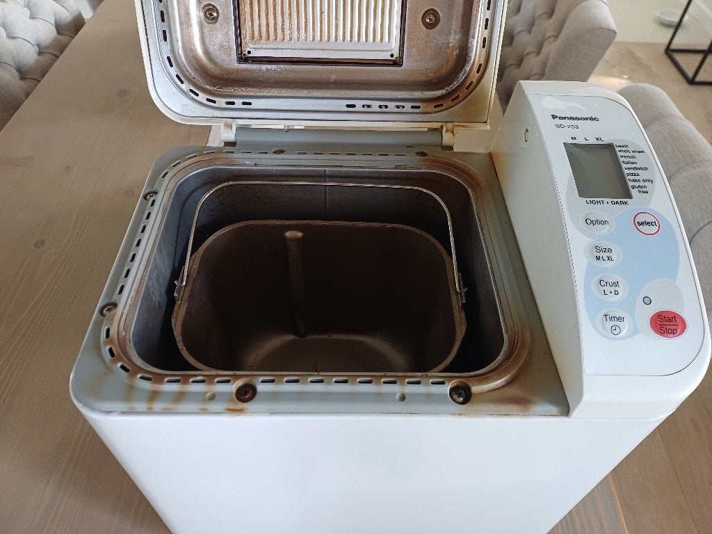 broodmachine Panasonic, 400 tot 800 gram deeg, Ophalen, Gebruikt, Met timer
