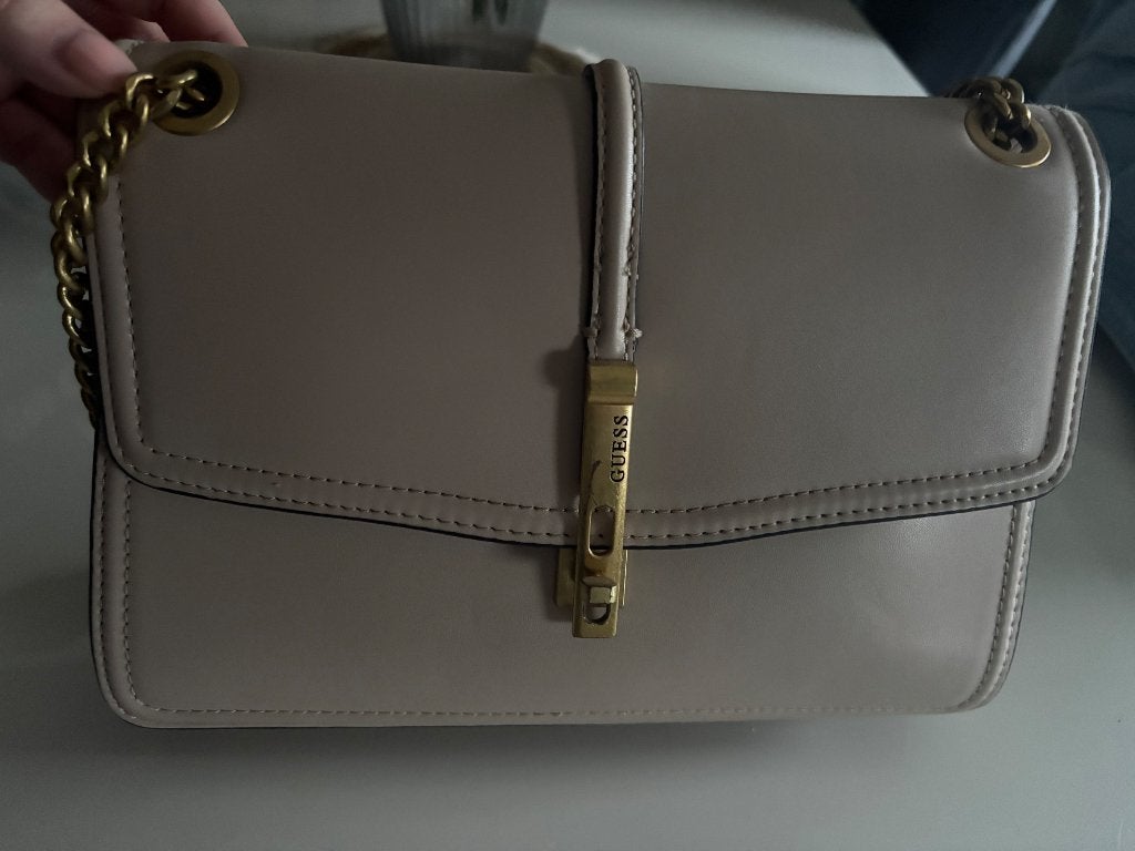 Lichtroze Guess handtas, Enlèvement, Comme neuf, Rose, Sac à main