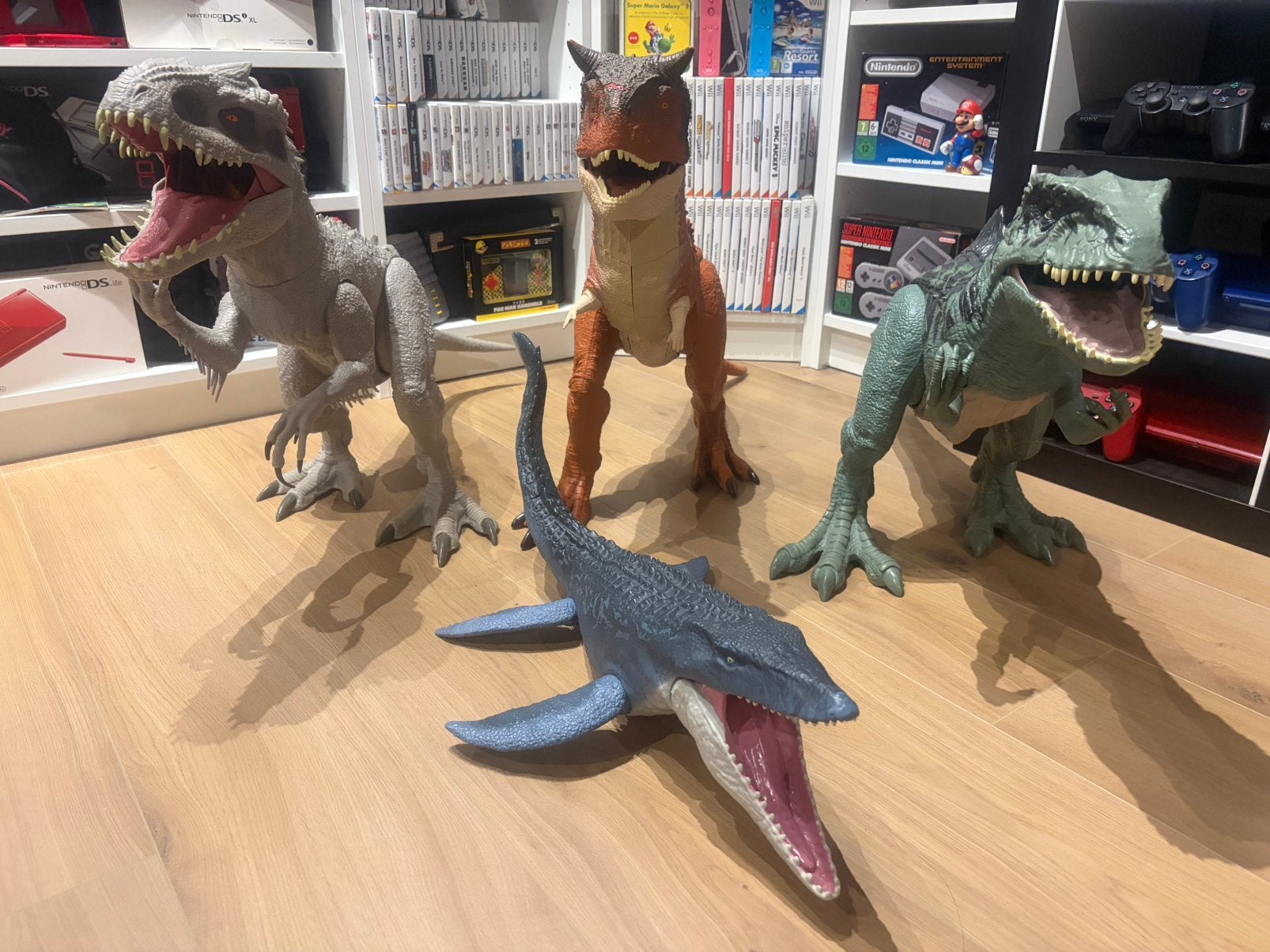 4 super colossal dinosaurussen jurassic world, Enfants & Bébés, Enlèvement, Comme neuf