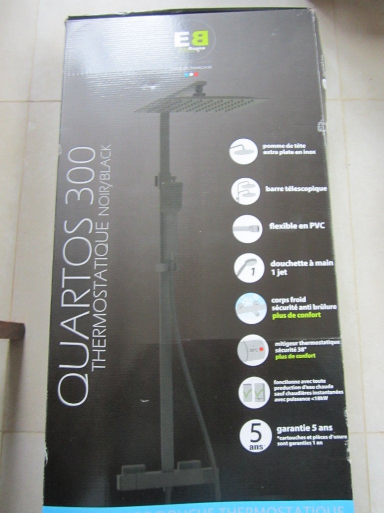 Colonne de douche NEUVE avec douchette - couleur anthracite, Bricolage & Construction, Sanitaire, Enlèvement, Neuf, Douche