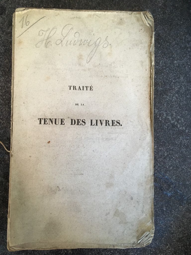 Traité de la tenue des livres - G.F. Olivier - 1843, Antiek en Kunst, Antiek | Boeken en Manuscripten, Ophalen of Verzenden