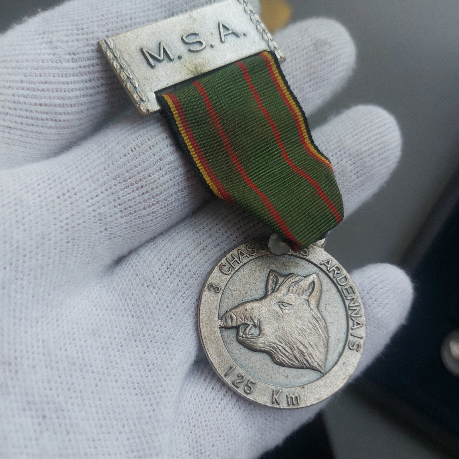 Medaille / Belgique / Chasseurs Ardennais / Marche 125 km, Enlèvement ou Envoi