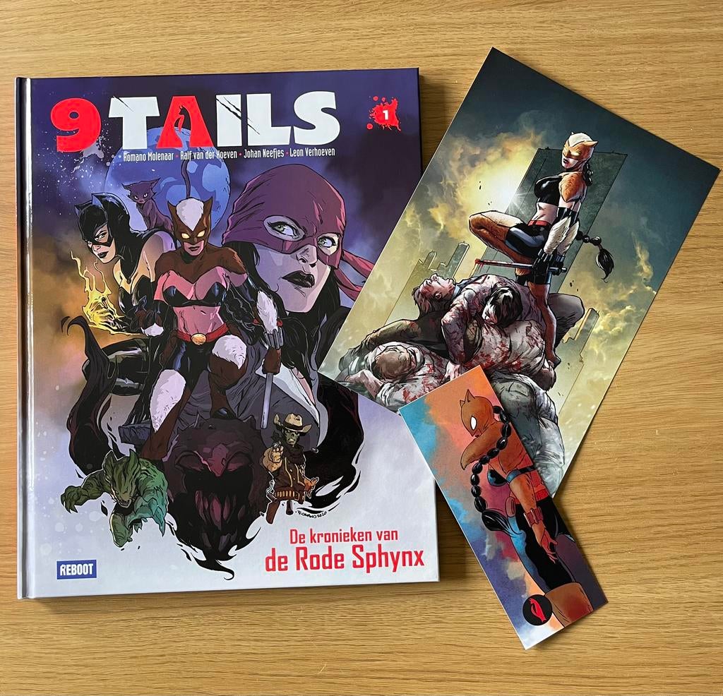 9 tails De kronieken van de Rode Sphynx nieuwstaat hc, Une BD, Enlèvement ou Envoi, Neuf