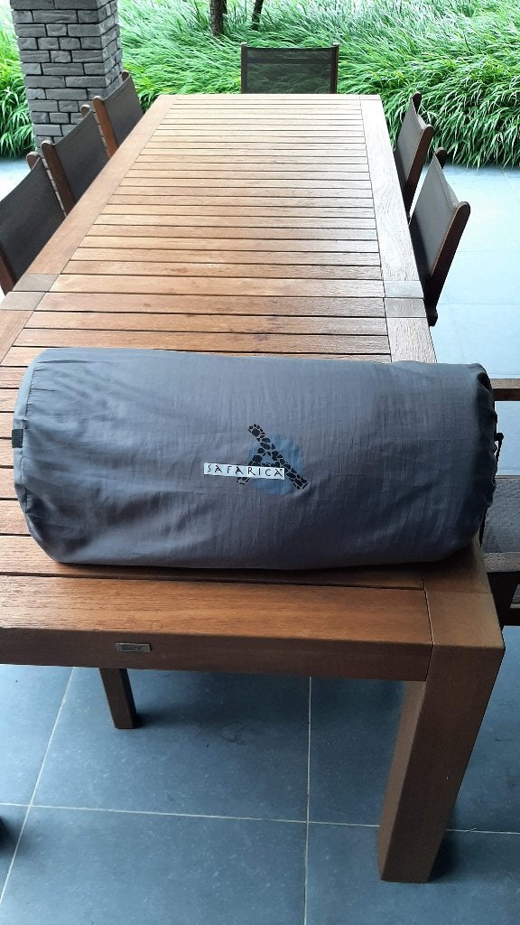 Matras zelfopblaasbaar Safarica Dreamer double, Ophalen, Ingebouwde pomp, Gebruikt, 2-persoons