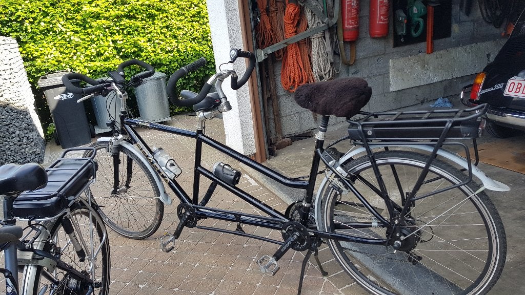Elektrische tandem, Vélos & Vélomoteurs, Vélos | Tandems, Enlèvement, Utilisé