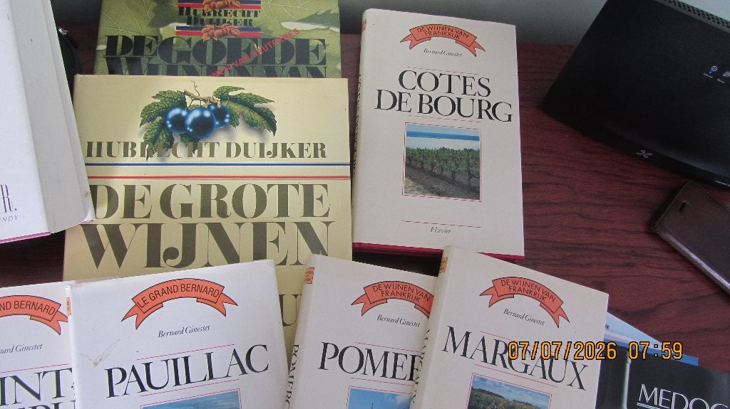 Verzameling wijnboeken, Ophalen