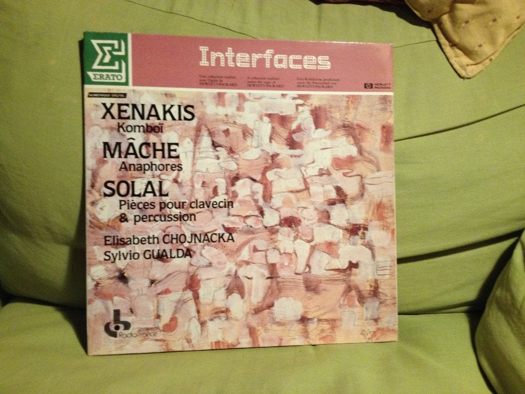 Xenakis - Mâche - Solal  - Interfaces, Du modernisme à nos jours, Enlèvement ou Envoi, Autres compositeurs, Comme neuf