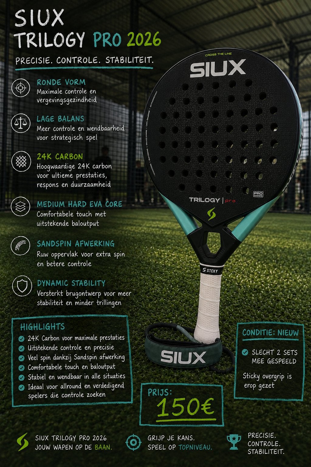 Siux Trilogy pro 2026, Enlèvement ou Envoi, Comme neuf