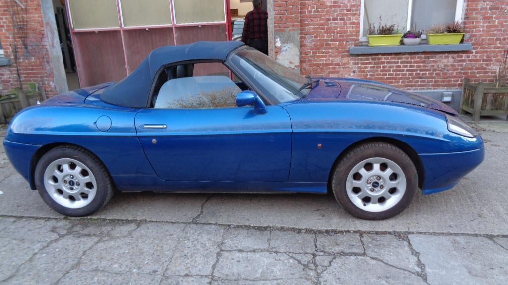 Fiat Barchetta, Auto's, Zwart, 4 cilinders, Cabriolet, Blauw