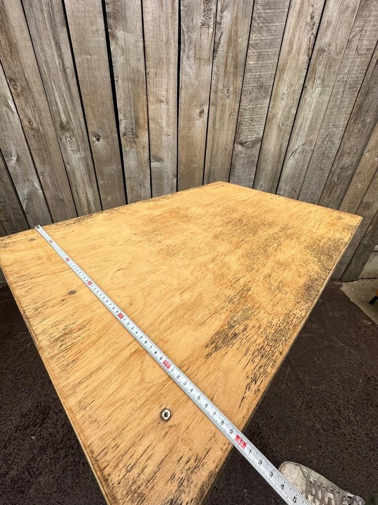 Retro houten klaptafels (50 op voorraad), Huis en Inrichting, Gebruikt, Rechthoekig model, Minder dan 100 cm, Hout