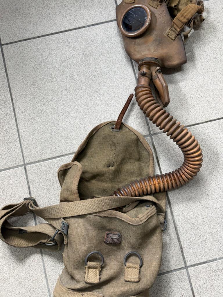 Vooroorlogs gasmasker, 1934, Belgisch, Verzamelen, Ophalen