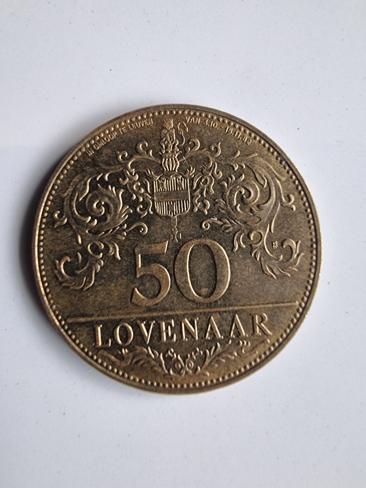 2 stukken van lovenaar ( Leuven, Ophalen, België, Losse munt, Goud